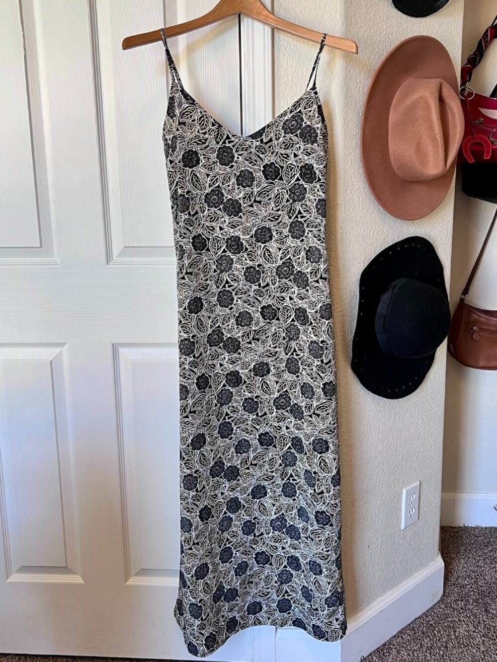 Vintage 90s Floral Slip Maxi Dress - Jonathan Martin